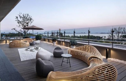Capella Embassy Sky Deck outdoor rooftop terrace — panoramic KL skyline views, Tower E